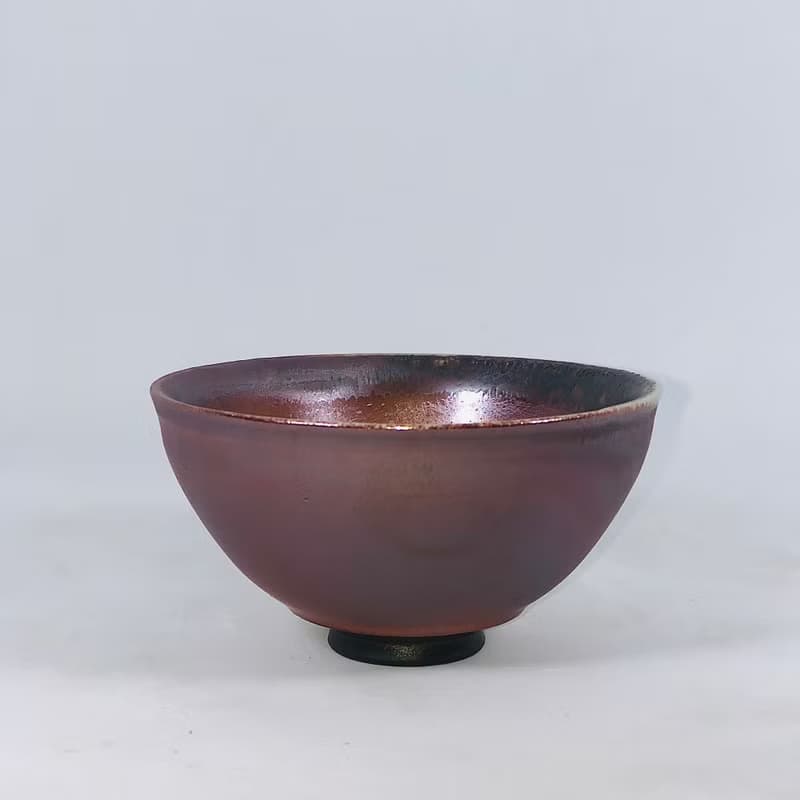 手作柴燒志野茶碗-薄暮DK002