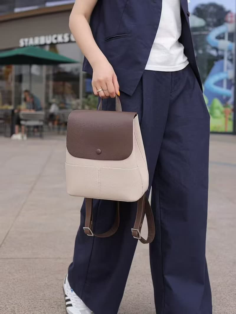 【FORYU】 情人節禮物 多分隔 大容量 外出時尚背包 百搭背包