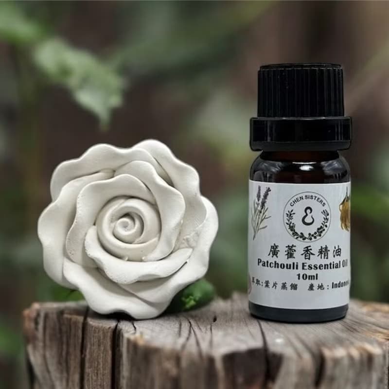 100%純廣藿香精油  天然木質調精油 舒緩與平衡身心 贈精美擴香石