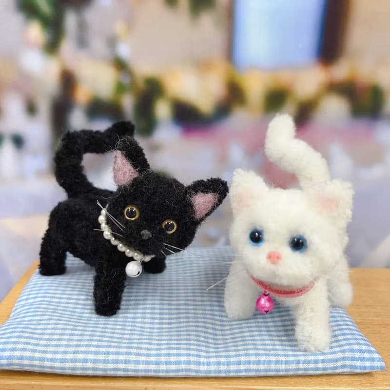全手作 迷你貓咪