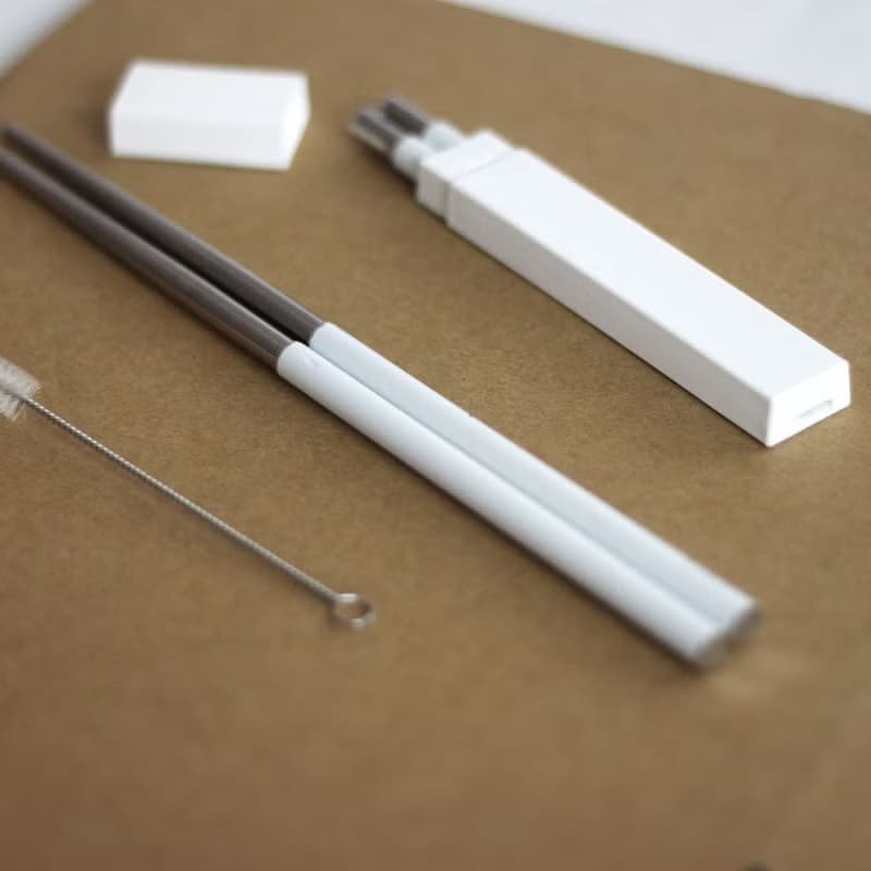 口袋裏 我的專屬 環保筷 | 巧克力隨行筷 白白刷款