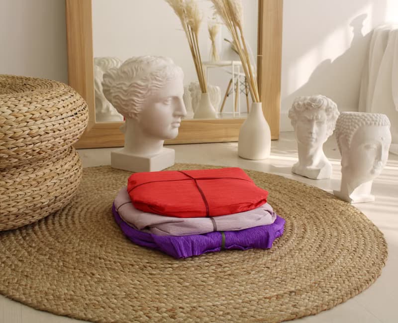 Set of 3 textured floral painting, plaster wall art, 3d white floral painting