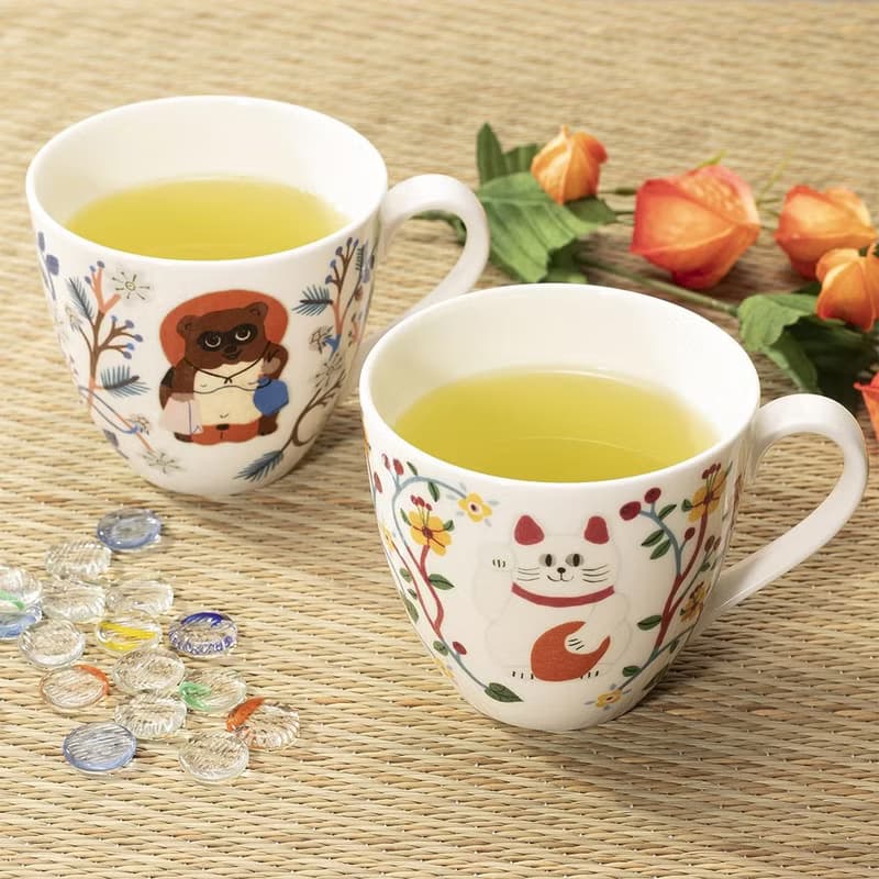 日本NARUMI Monika Forsberg 招財貓骨瓷馬克杯-300ml