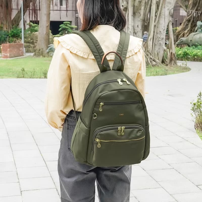 必buy寬側袋旅行休閒後背包03531(經典綠)