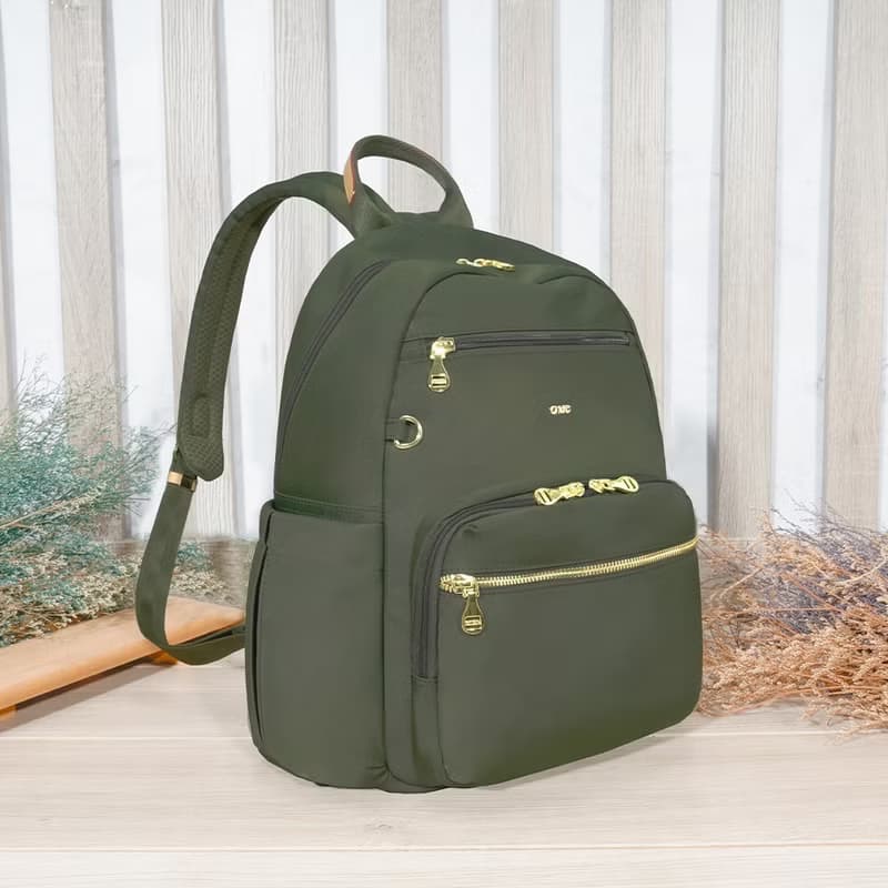 必buy寬側袋旅行休閒後背包03531(經典綠)