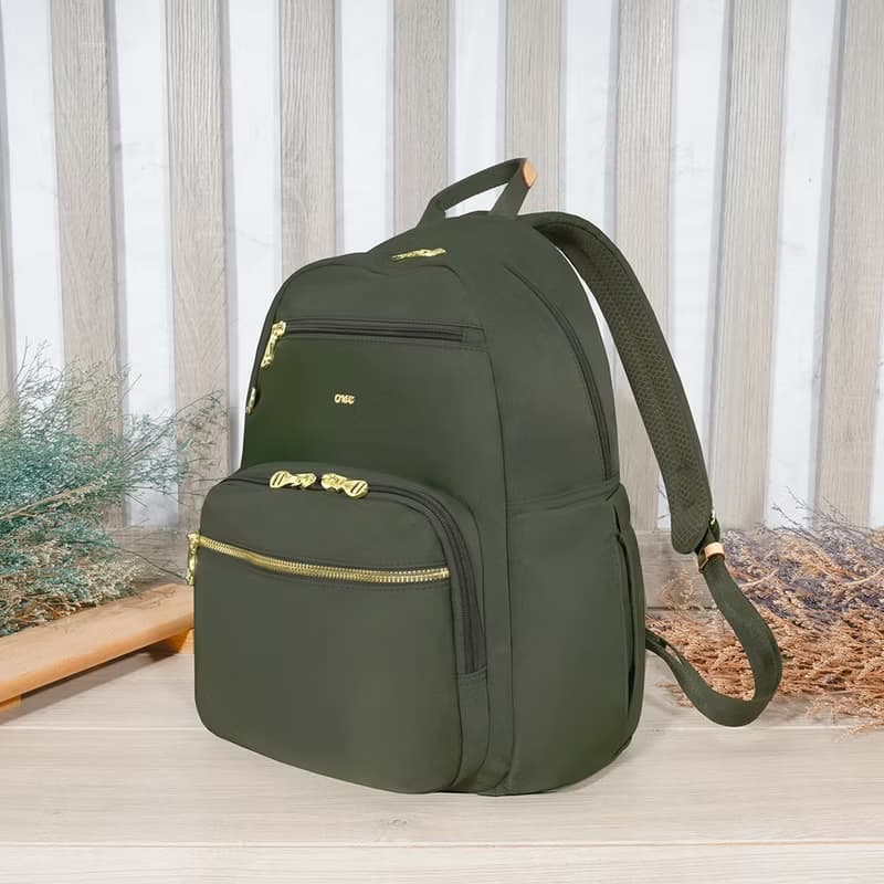 必buy寬側袋旅行休閒後背包03531(經典綠)