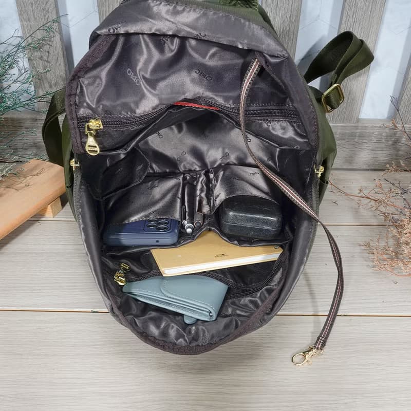 必buy寬側袋旅行休閒後背包03531(經典綠)