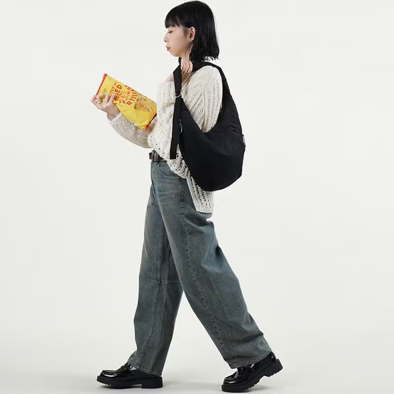 【FW25全新Wander系列】ZION 可擴展半月包 (翠黑色)