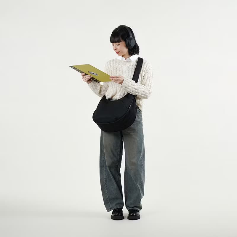 【FW25全新Wander系列】ZION 可擴展半月包 (翠黑色)