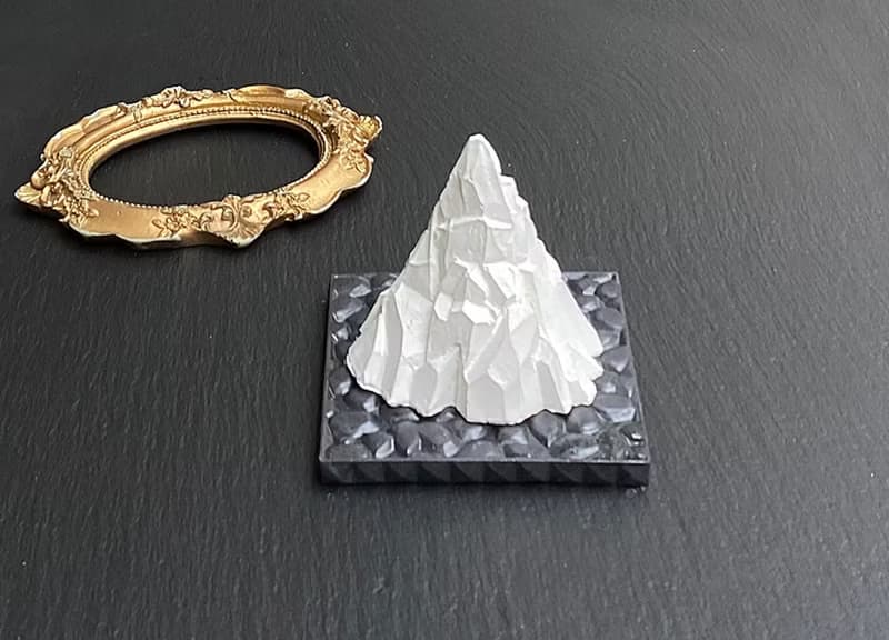 簡約造型手作水泥山形手鍊 飾品收納套組 辦公室 居家 風水擺件