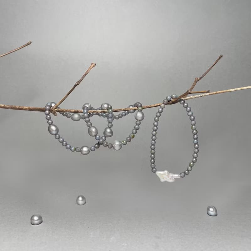 【人魚之淚】手鍊 | 淡水珍珠 / 捷克珠 | 可訂製手圍