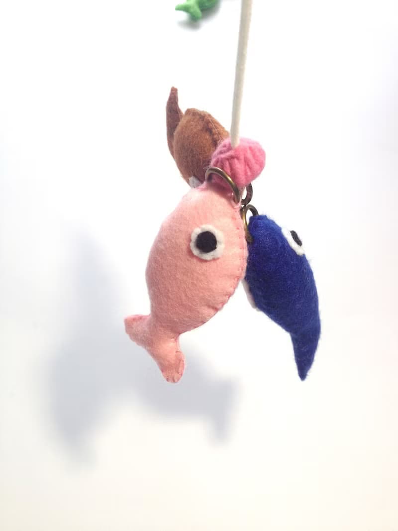 フェルト　お魚釣りセット　数字　知育おもちゃ　子ども
