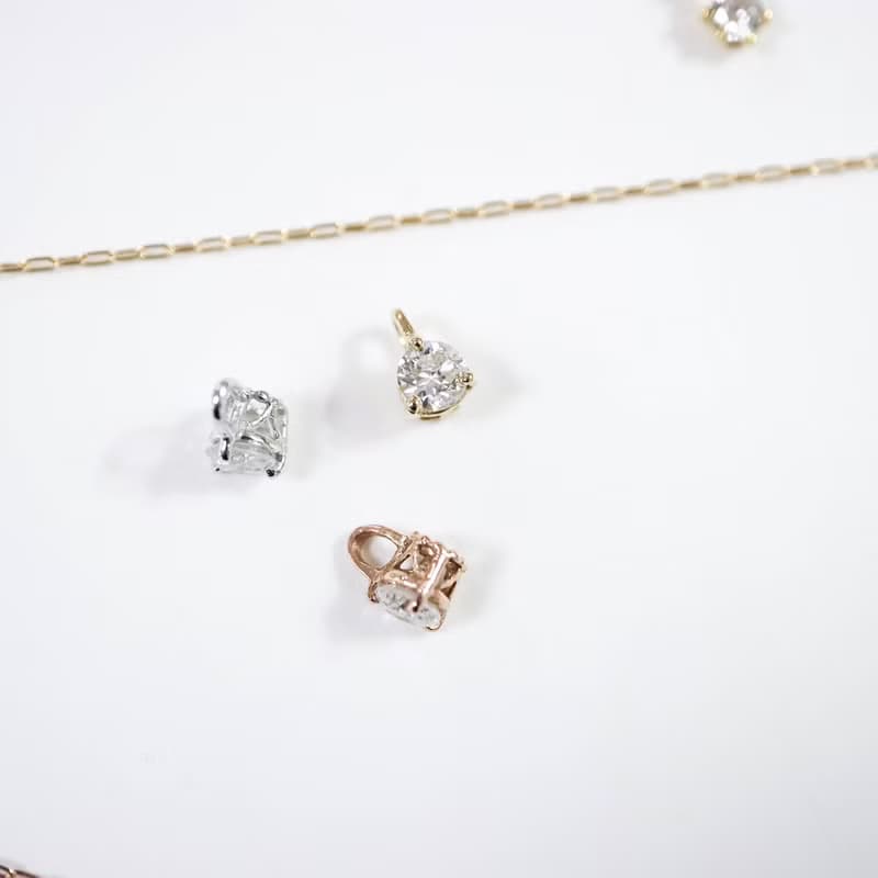 14K 鑽石墜子 單鑽 19分 K金墜子