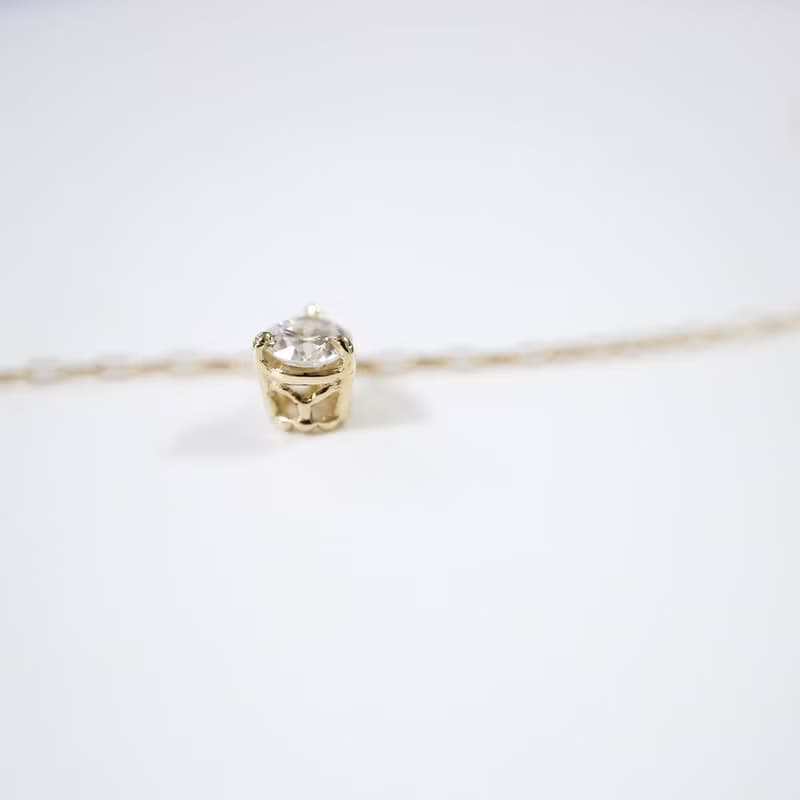 14K 鑽石墜子 單鑽 19分 K金墜子