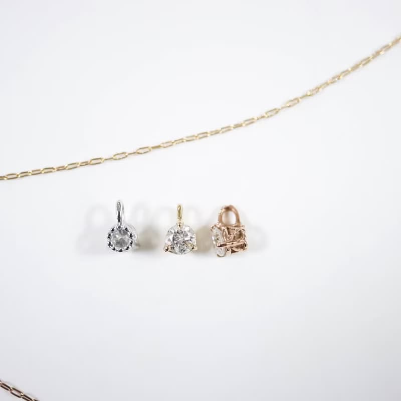 14K 鑽石墜子 單鑽 19分 K金墜子