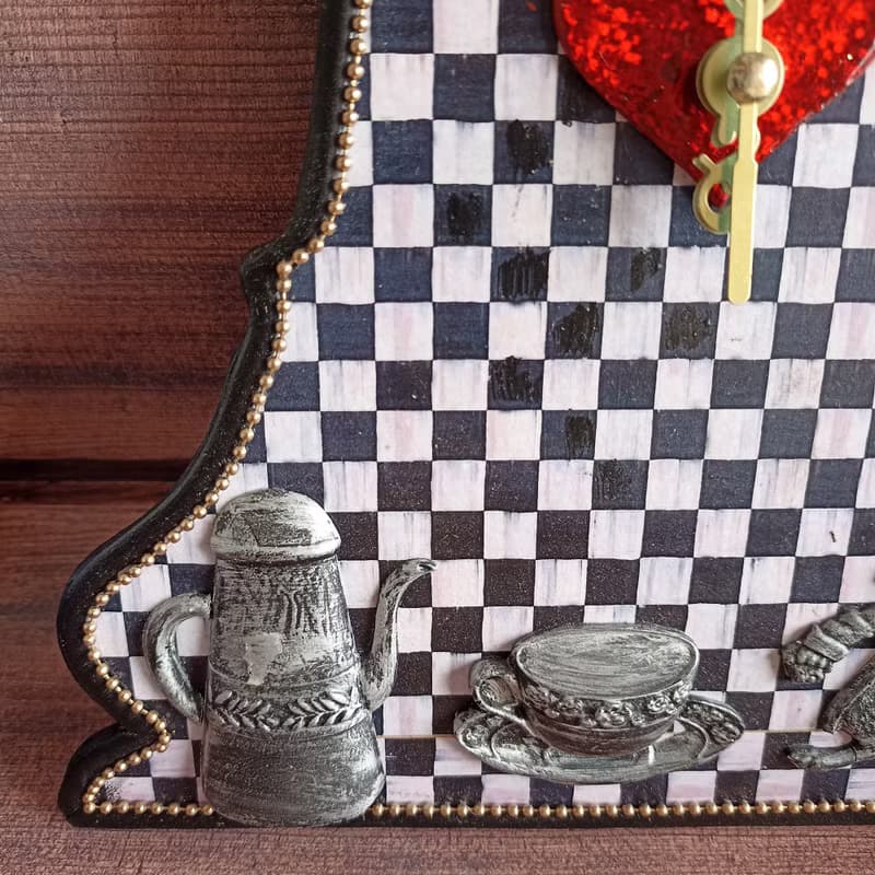 Alice Wall clock, Alice in Wonderland Clock, Clock in nursery, Browne Wall clock