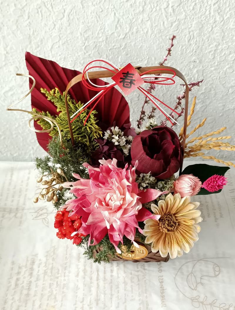 【福臻】永生花 乾燥花 桌花 新年 賀禮