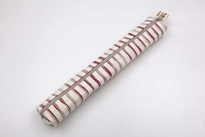 【紙布家】紙線編織 小餐具袋 紅白