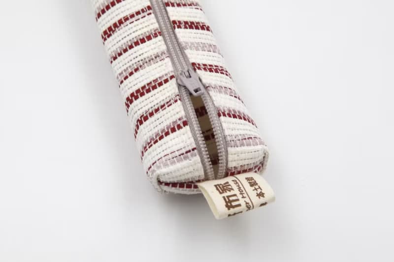 【紙布家】紙線編織 小餐具袋 紅白