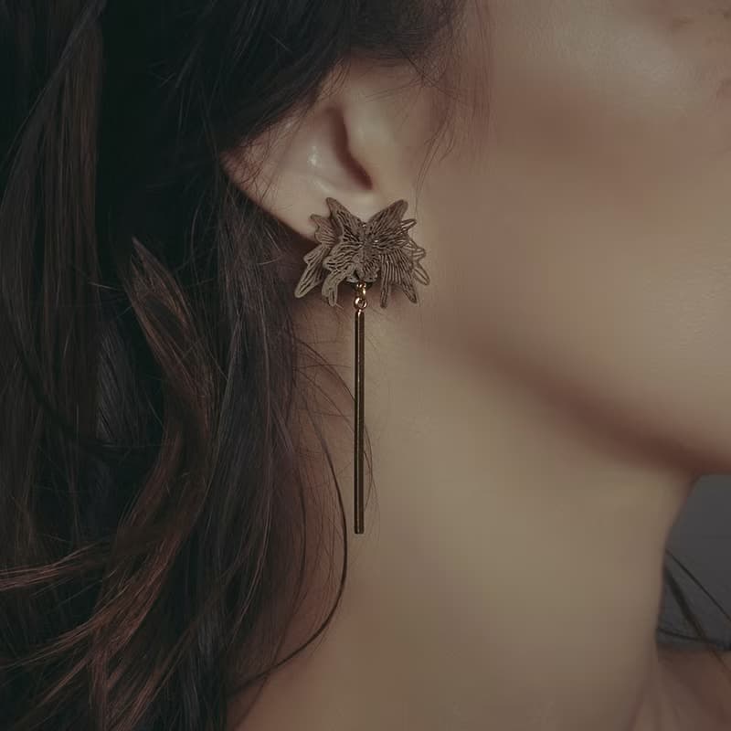 Herbology | 草藥學系列 - 鹿角蕨 * 耳環