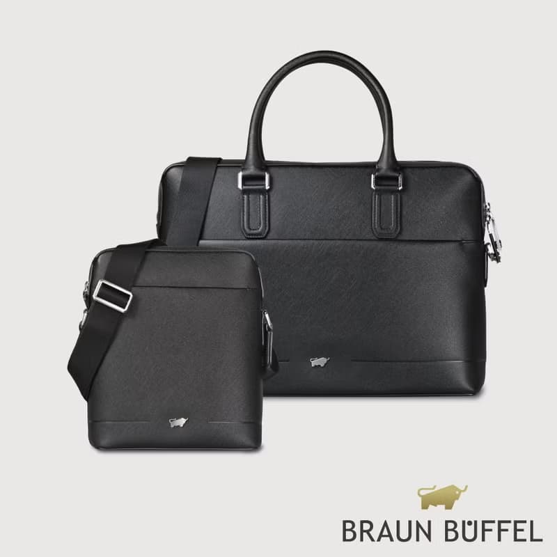 【滿3999送鑰匙圈】格瑞克-D1-A 直式斜背包-黑色/BF578-17-BK