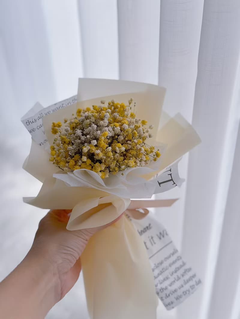 妮婭設計|快速出貨 滿天星小花束