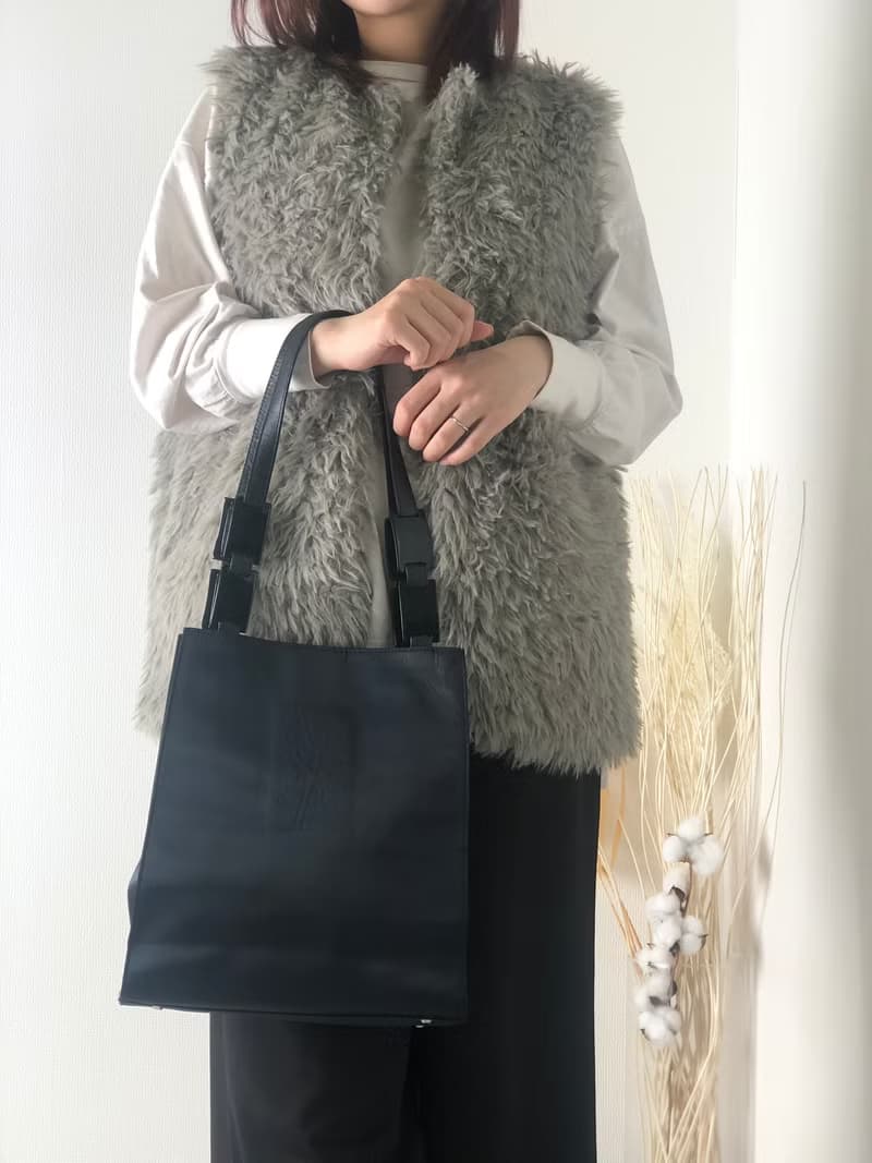 【 日本直送　名牌中古包 】Yves Saint Laurent イヴ・サンローラン ナイロン ハンドバッグ ネイビー vintage syhg5u