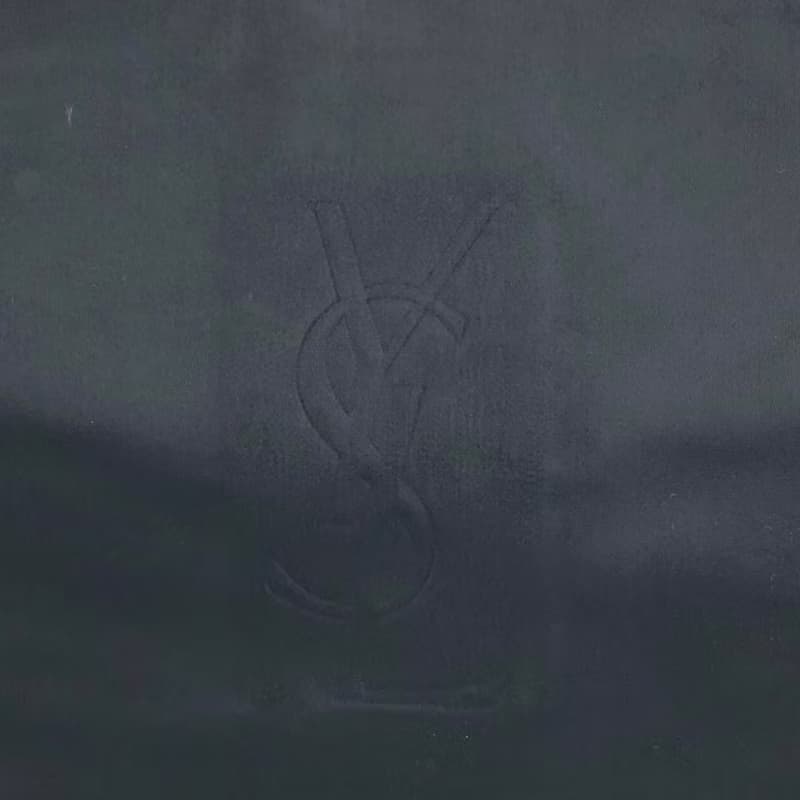 【 日本直送　名牌中古包 】Yves Saint Laurent イヴ・サンローラン ナイロン ハンドバッグ ネイビー vintage syhg5u