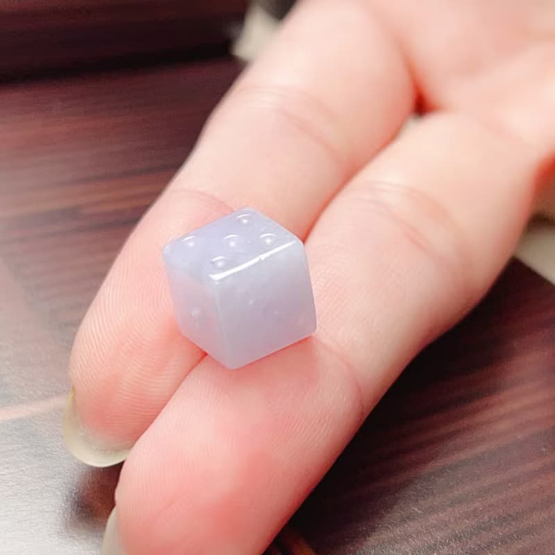 紫羅蘭翡翠骰子| 天然緬甸A貨翡翠 | 送禮