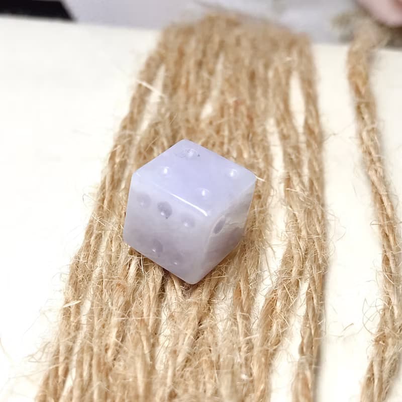 紫羅蘭翡翠骰子| 天然緬甸A貨翡翠 | 送禮