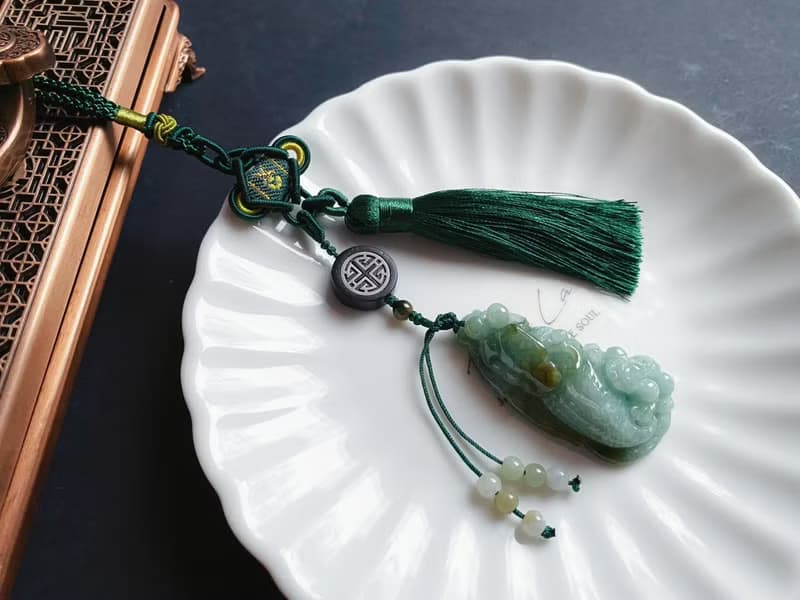 天然緬甸玉 翡翠 油青 如意 花生 三腳金蟾 招財進寶 包掛 禮物