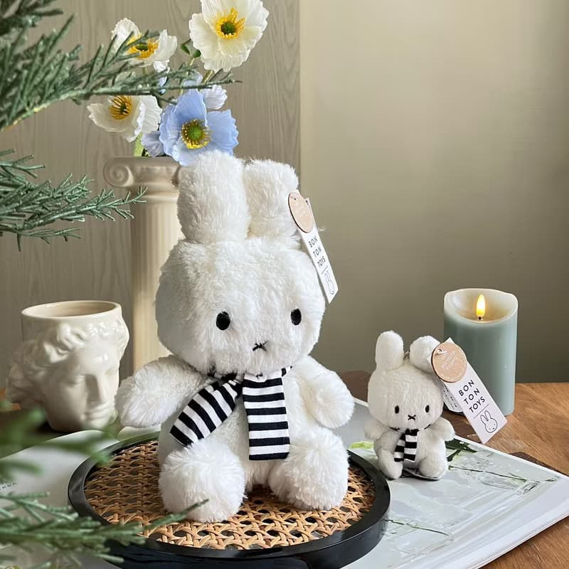 BON TON TOYS Miffy米菲兔填充玩偶-圍巾兔23cm/33cm
