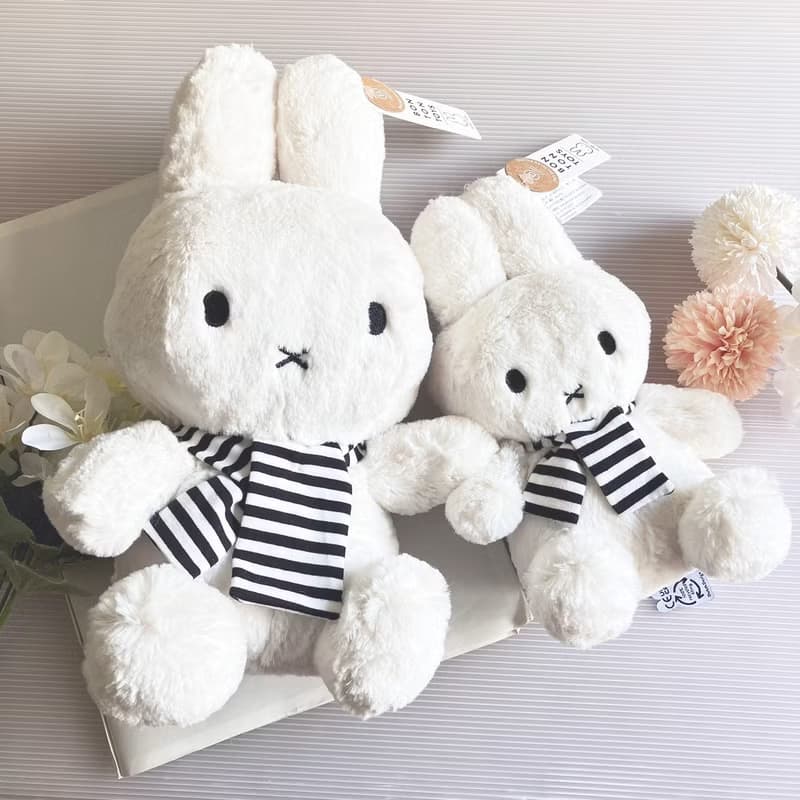 BON TON TOYS Miffy米菲兔填充玩偶-圍巾兔23cm/33cm