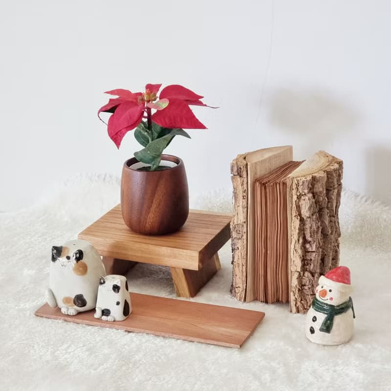 Christmas Snowman Ceramic - 100% handmade