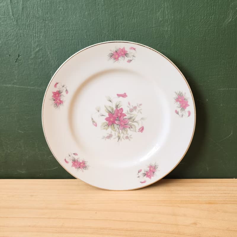 【北極二手雜貨】早期 大同瓷器 小盤子 點心盤 禮物 擺飾