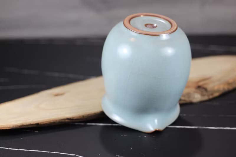 【母親節禮物】300~340ml 汝窯 手拉坯 無把茶海 名家葉敏祥手作