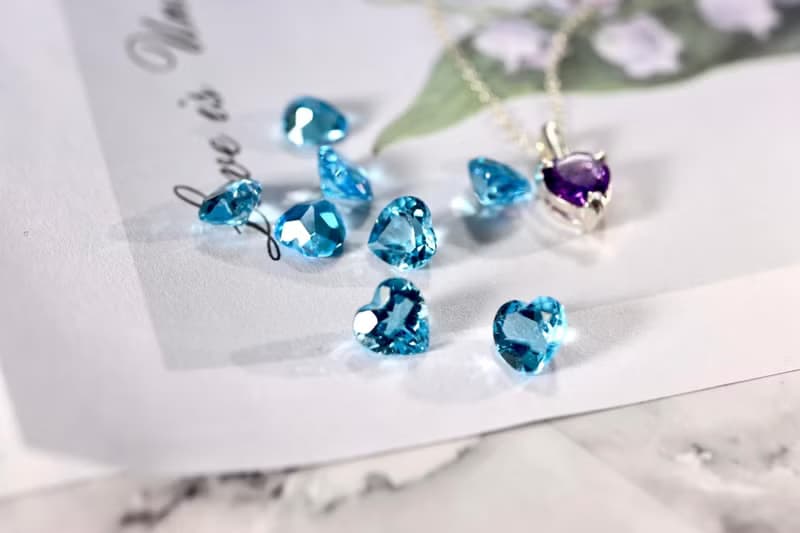 愛心紫水晶 Silver925項鍊/鎖骨鍊 情人節禮物