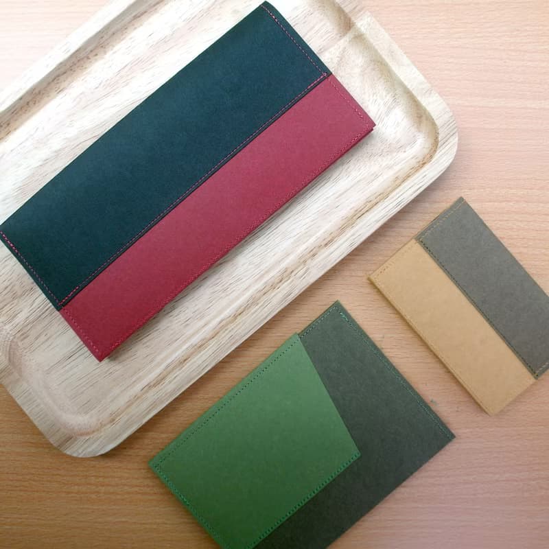 【福袋禮盒】水洗牛皮紙產品驚喜包 含長夾 護照套 名片夾