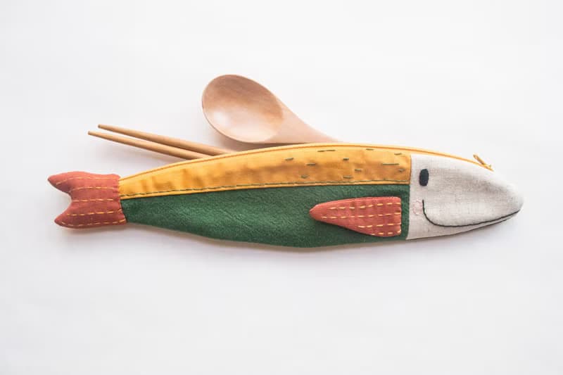 Travelling Tuna cutlery pouch - 森
