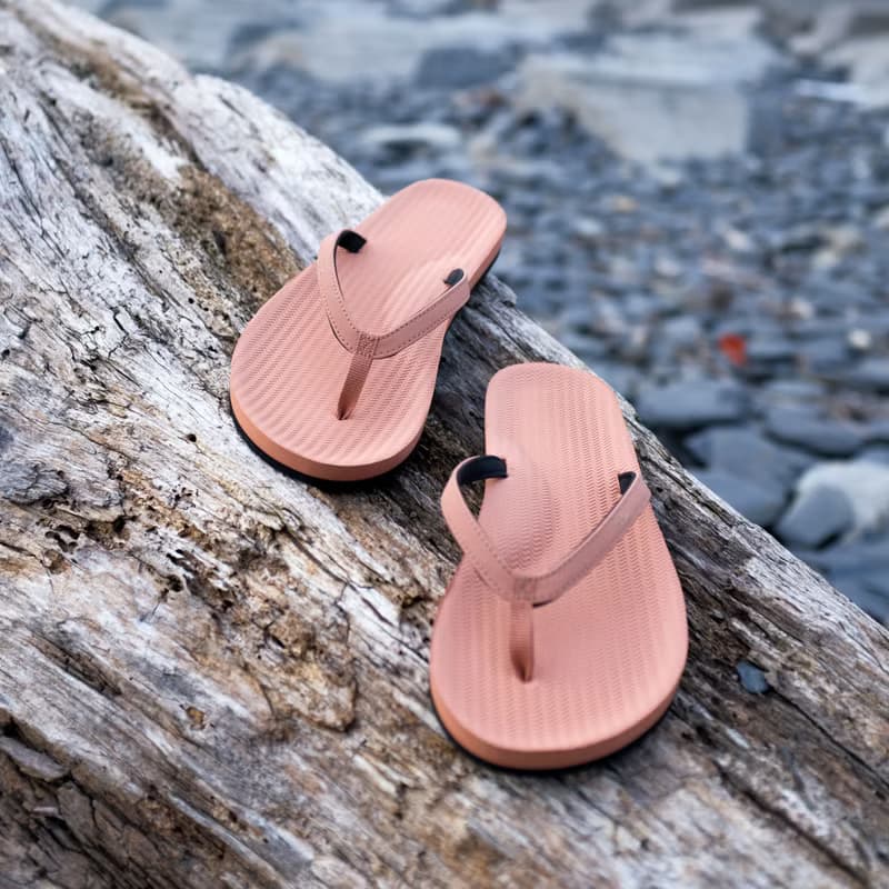 indosole 環保拖鞋 經典款 鐵鏽紅 女
