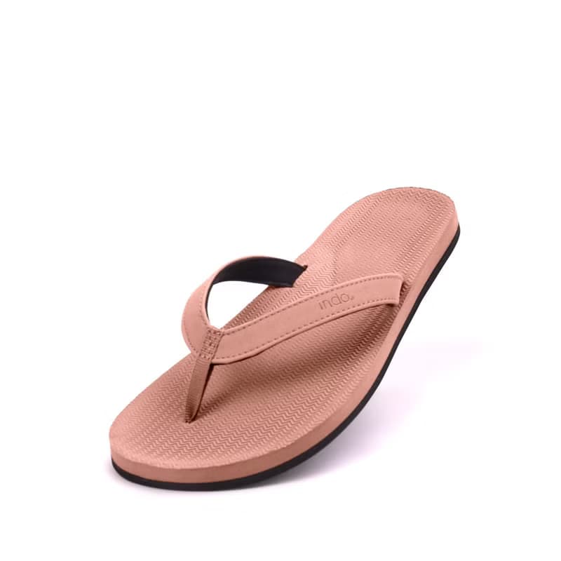 indosole 環保拖鞋 經典款 鐵鏽紅 女
