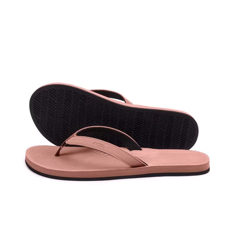 indosole 環保拖鞋 經典款 鐵鏽紅 女
