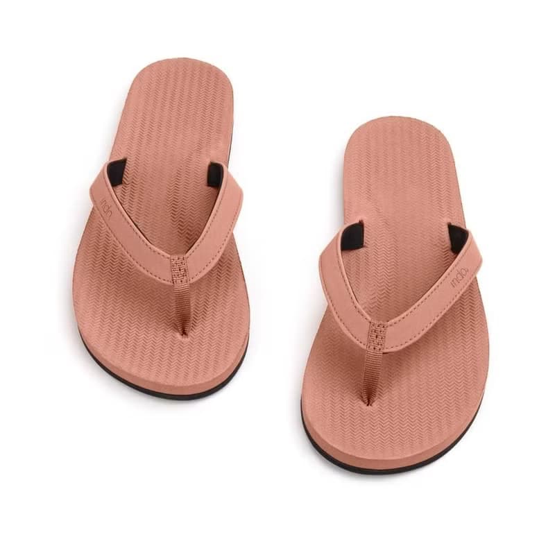 indosole 環保拖鞋 經典款 鐵鏽紅 女