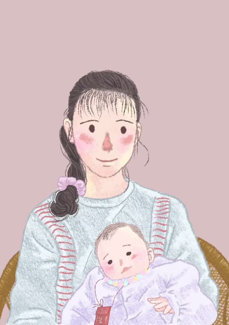 【半身】豆豆眼風格/似顏繪/手繪風/個人畫像/全家福/情侶/朋友