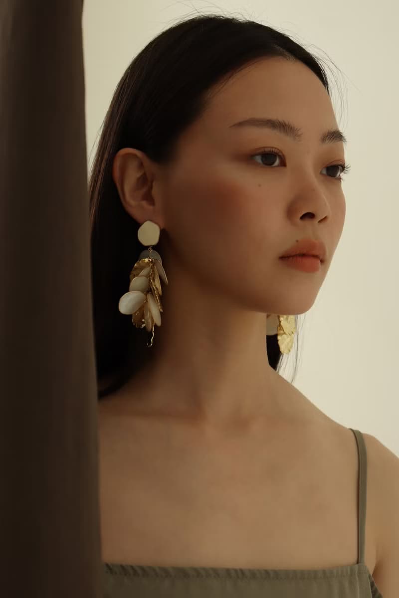 2021時空重疊耳環/耳針耳夾 耳夾耳環 樹脂 手工 婚禮飾品 聖誕節