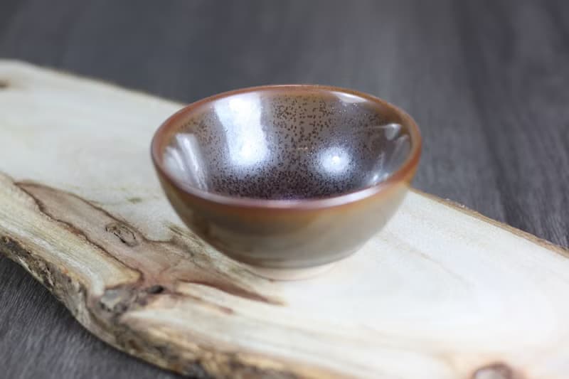 【送禮好物】金黃 天目釉 圓滿茶杯 鶯歌陶藝名家葉敏祥作品