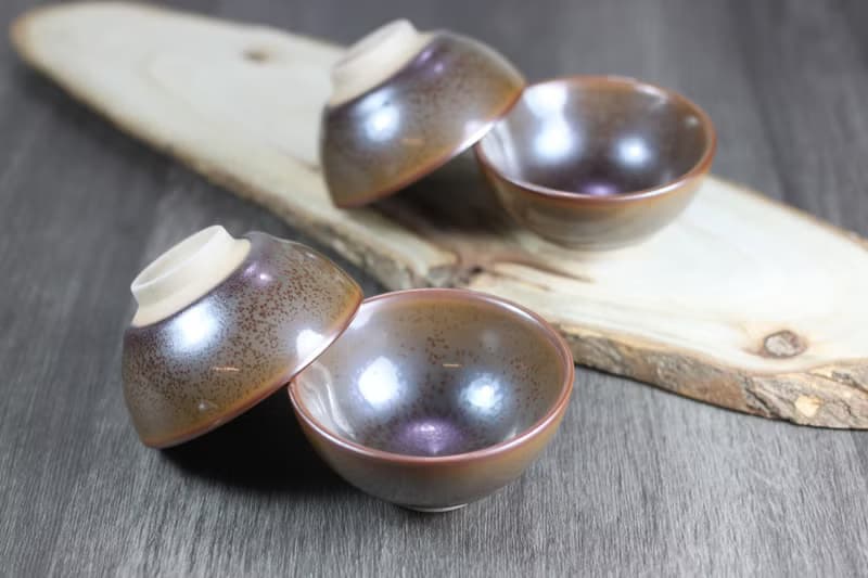 【送禮好物】金黃 天目釉 圓滿茶杯 鶯歌陶藝名家葉敏祥作品