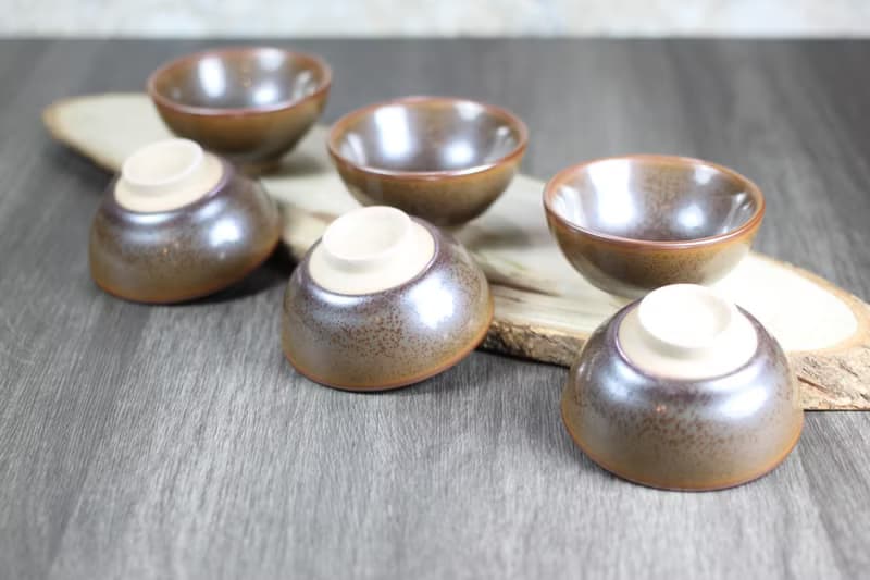 【送禮好物】金黃 天目釉 圓滿茶杯 鶯歌陶藝名家葉敏祥作品