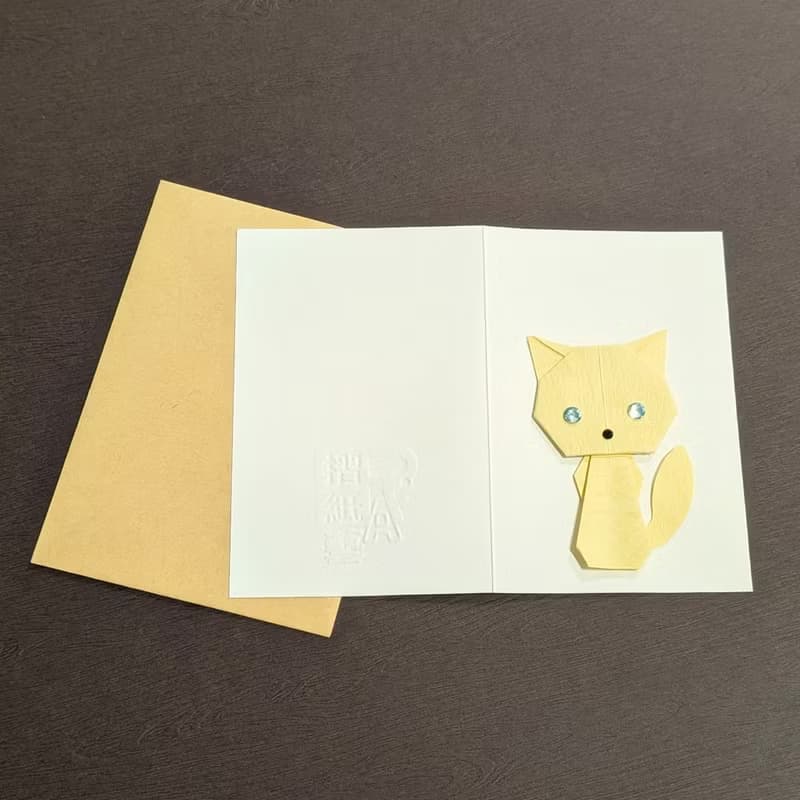 手工卡片  |  可愛系列  /【狐狸或貓咪_是誰傻傻分不清】011