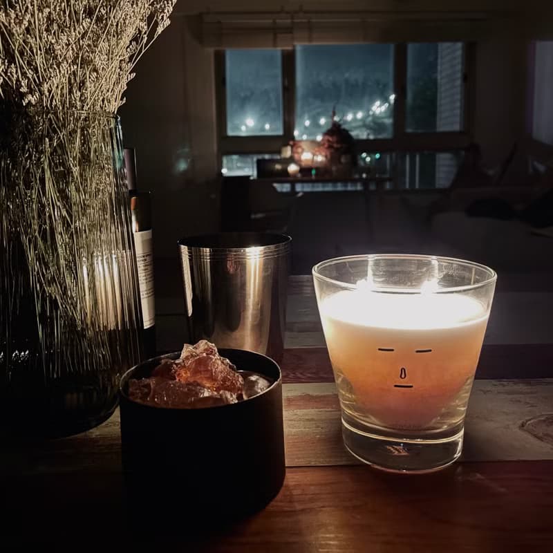 Emoji Candle for wrok 香氛心情蠟燭 奈奈 東方木質調